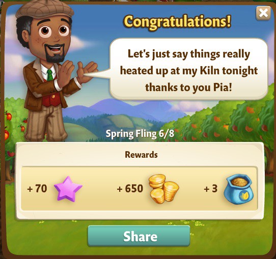 farmville 2 spring fling: hot date rewards, bonus