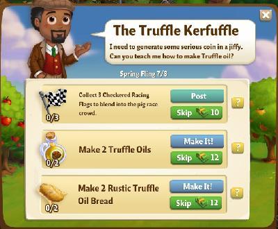 farmville 2 spring fling: the truffle kerfuffle rewards, bonus