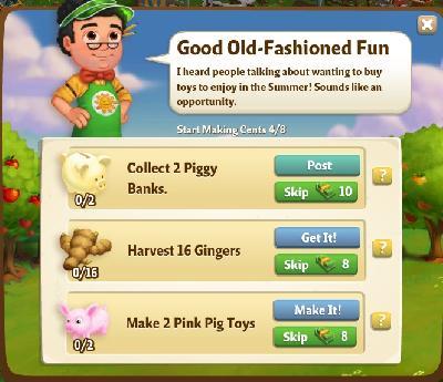 farmville 2 start making cents: good old-fasioned fun rewards, bonus