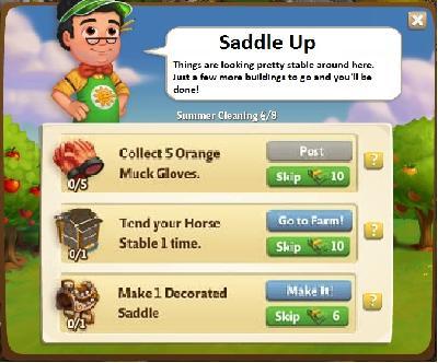 farmville 2 summer cleaning: saddle up rewards, bonus