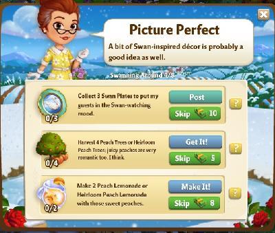 farmville 2 swanning around: picture perfect rewards, bonus