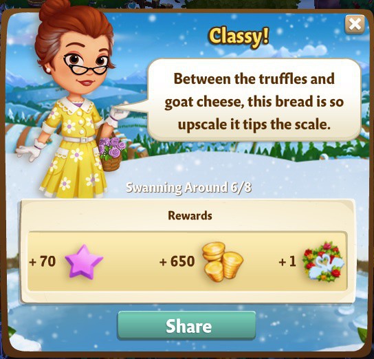 farmville 2 swanning around: the amazing crostini rewards, bonus