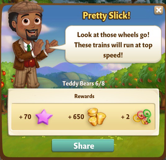 farmville 2 teddy bears: the squeaky wheel rewards, bonus