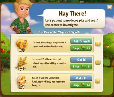 farmville 2 the case of the misplaced: hay there rewards, bonus