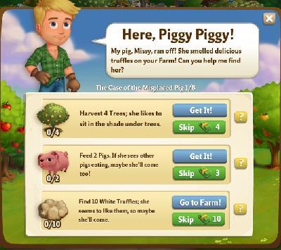 farmville 2 the case of the misplaced pig: here, piggy piggy rewards, bonus