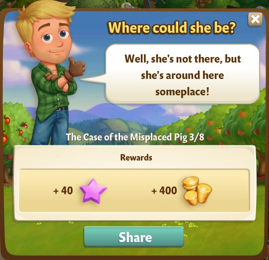 farmville 2 the case of the misplaced: no stone unturned rewards, bonus