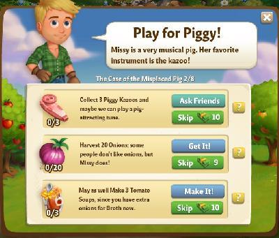 farmville 2 the case of the misplaced: play for piggy rewards, bonus
