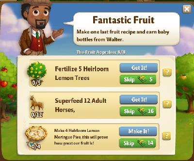 farmville 2 the fruit appraiser: fantastic fruit rewards, bonus