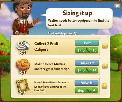 farmville 2 the fruit appraiser: sizing it up rewards, bonus