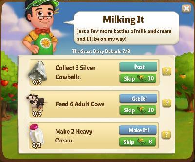 farmville 2 the great dairy debacle: milking it rewards, bonus