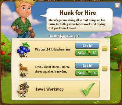 farmville 2 the handyman can: hunk for hire rewards, bonus