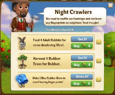 farmville 2 the need for feed: night crawlers rewards, bonus