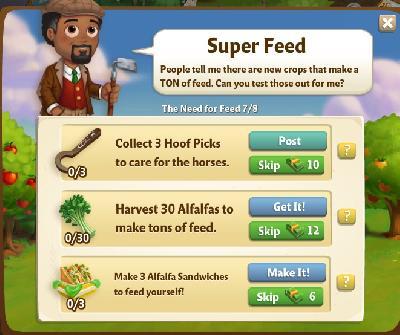 farmville 2 the need for feed: super feed rewards, bonus