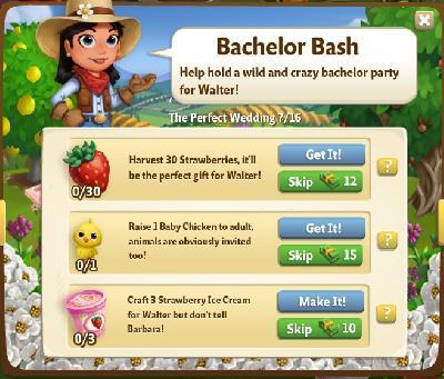 farmville 2 the perfect wedding: bachelor bash rewards, bonus