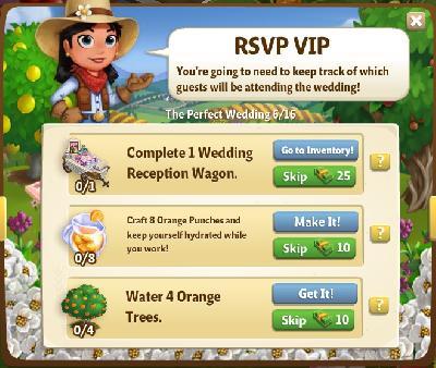 farmville 2 the perfect wedding: rsvp vip rewards, bonus