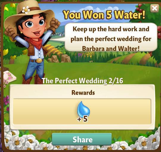 farmville 2 the perfect wedding: save the first dance rewards, bonus
