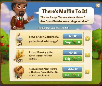farmville 2 the pig that came to tea: there's muffin to it rewards, bonus