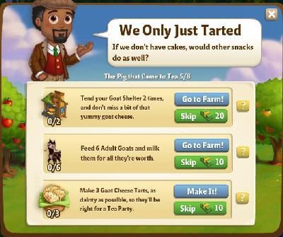 farmville 2 the pig that came to tea: we only just tarted rewards, bonus