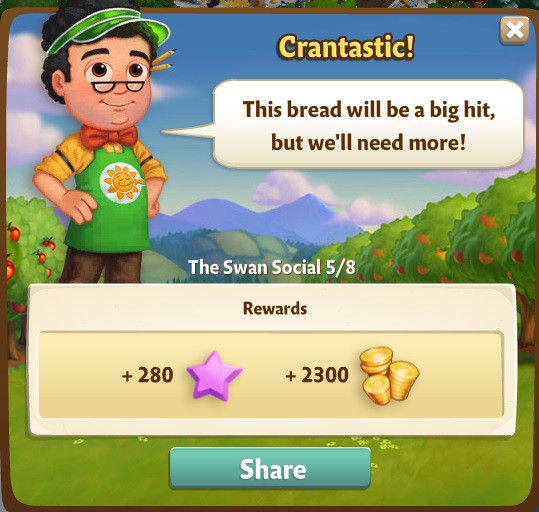farmville 2 the swan social: berry good rewards, bonus
