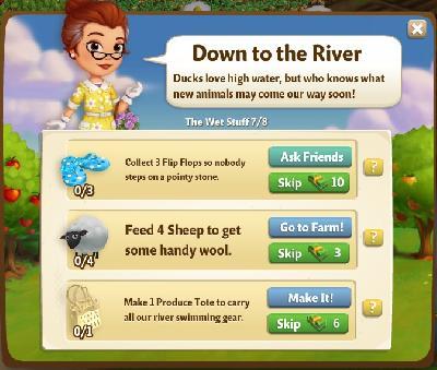 farmville 2 the wet stuff: down to the river rewards, bonus