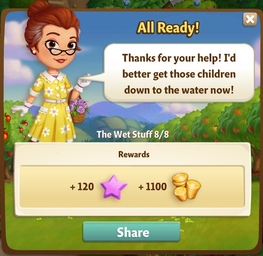 farmville 2 the wet stuff: head for the shore rewards, bonus