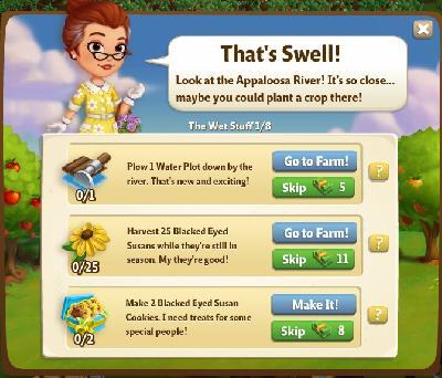 farmville 2 the wet stuff: that's swell rewards, bonus