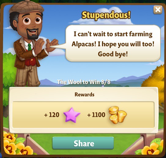 farmville 2 the wool to win: alpaca my bags and go rewards, bonus