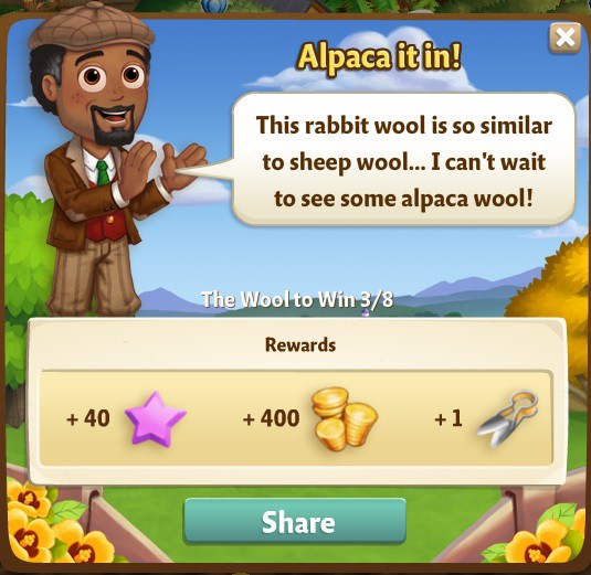 farmville 2 the wool to win: bunny business rewards, bonus
