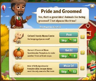 farmville 2 the wool to win: pride and groomed rewards, bonus