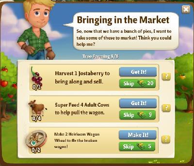 farmville 2 tree farming: bringing in the market rewards, bonus