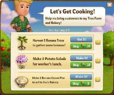 farmville 2 tree farming: let's get cooking rewards, bonus
