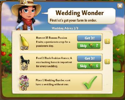 farmville 2 wedding advice: wedding wonder rewards, bonus