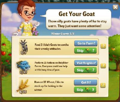 farmville 2 winter guests: get your goat rewards, bonus
