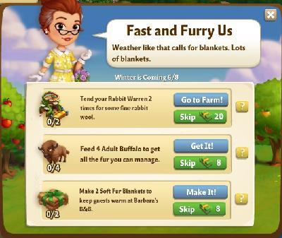 farmville 2 winter is coming: fast and furry us rewards, bonus