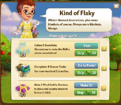 farmville 2 winter is coming: kind of flaky rewards, bonus