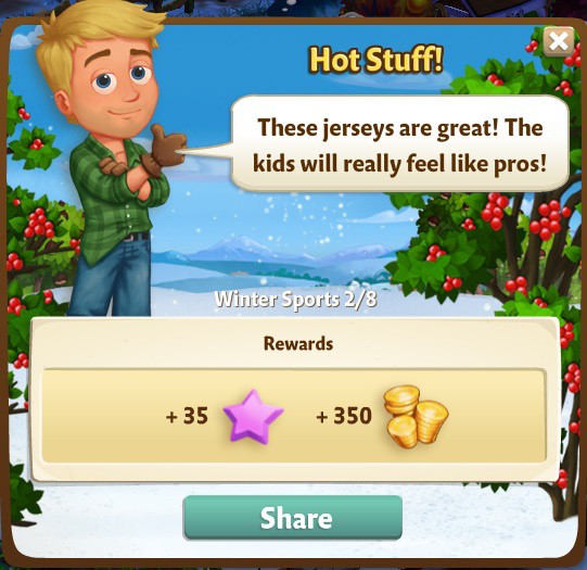 farmville 2 winter sports: go for the goal rewards, bonus