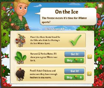 farmville 2 winter sports: on the ice rewards, bonus