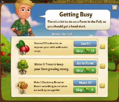 farmville 2 work it out: getting busy rewards, bonus