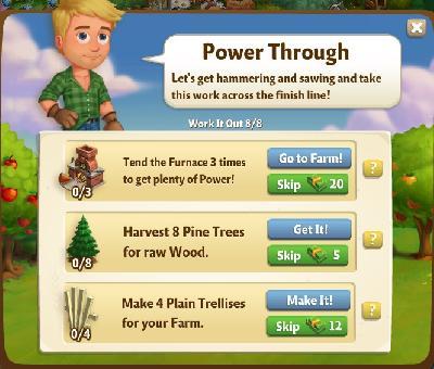 farmville 2 work it out: power through rewards, bonus