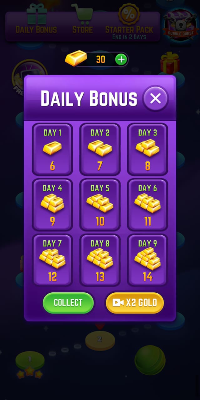 Bubble Shooter Blast Daily Bonus
