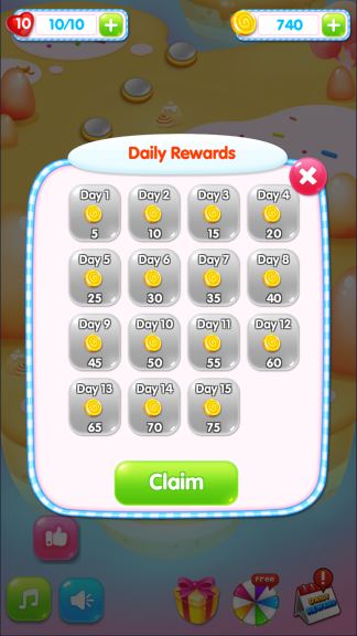 Candy Happy Day coins cheats