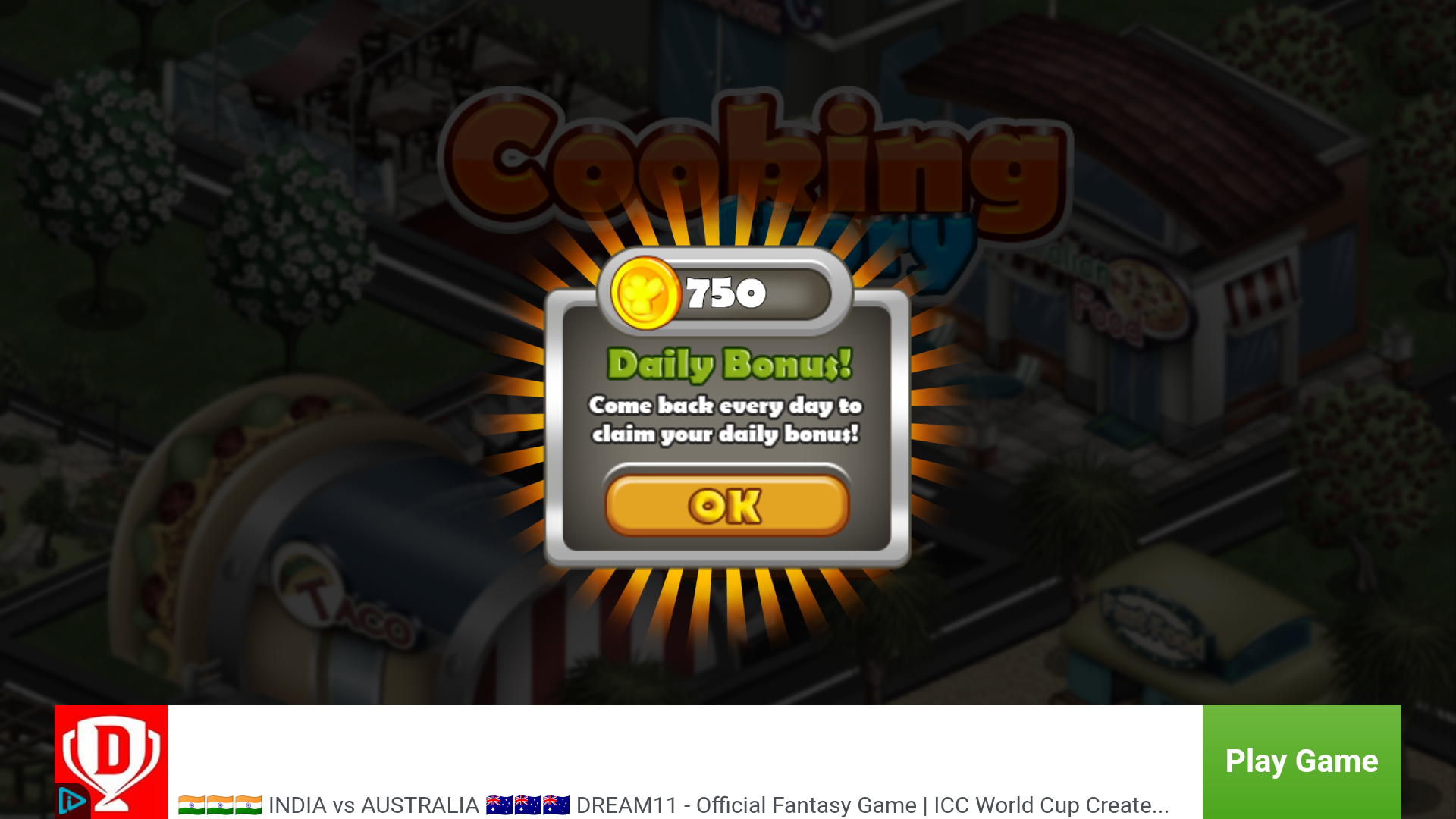 Cooking Stand Restaurant Game