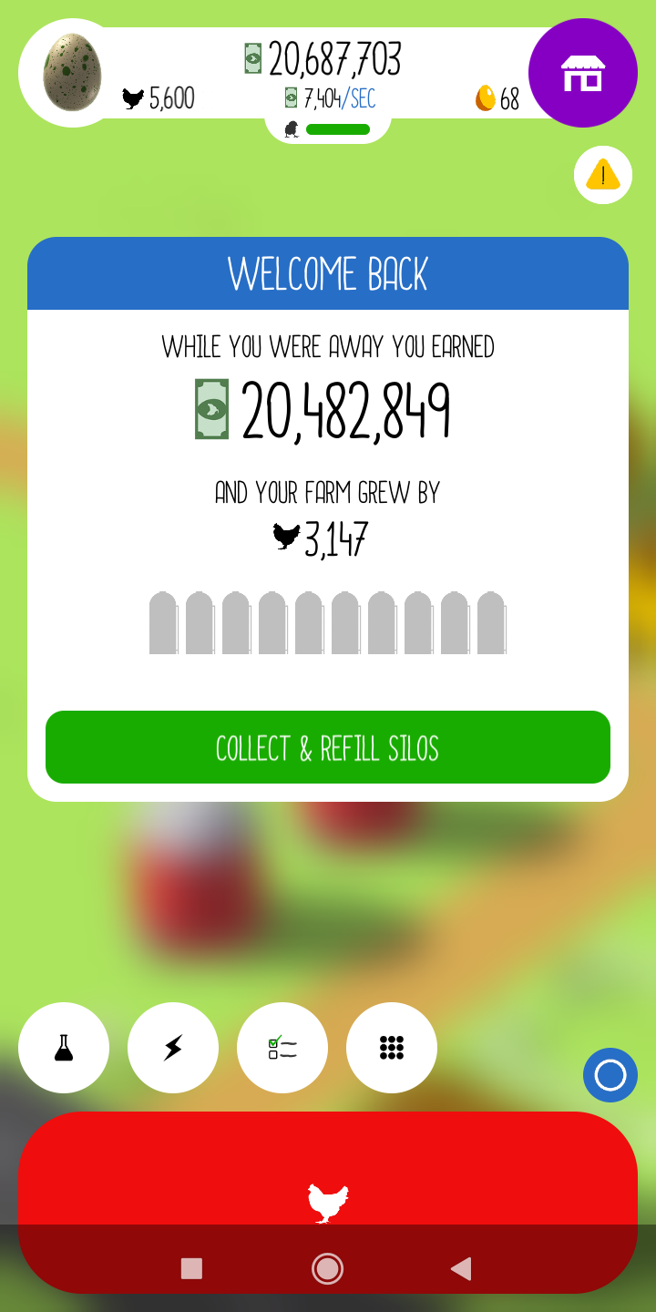 egg inc cash cheat