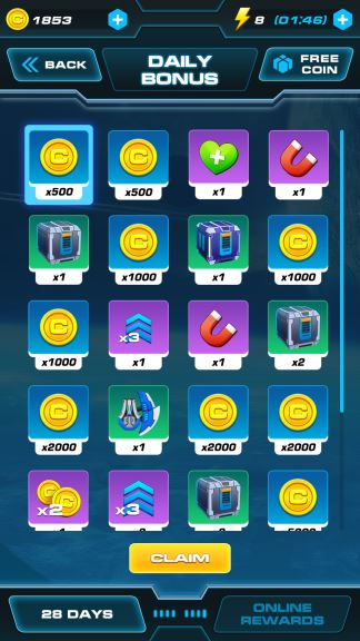 Galaxy War shooter Game cheats