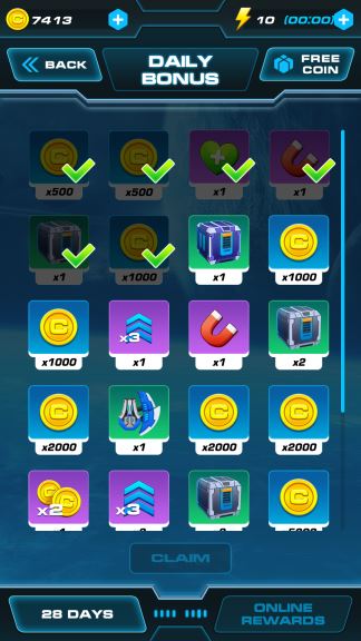 Galaxy War shooter Game cheats