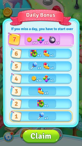 Jewel Crush cheats daily bonus