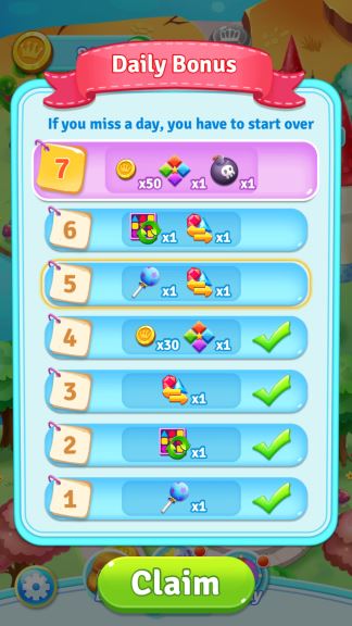 Jewel Crush cheats daily bonus