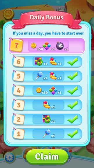Jewel Crush cheats daily bonus