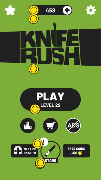 Knife Rush Game coins cheats