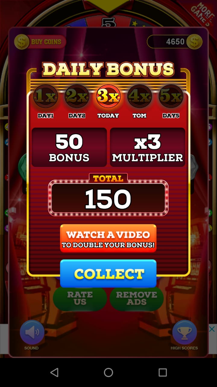 Money Wheel Slot Machine Game